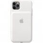Оригинален Apple заден кейс с батерия за iPhone 11 Pro Max - бял