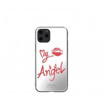 Kingxbar пластмасов кейс със силиконова рамка My Angel за iPhone 11 Pro - прозрачно