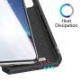 Dux Ducis флип калъф със слот за карти за iPhone XR - черно