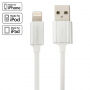 KiwiBird сертифициран MFi lightning кабел за Apple iPhone / iPad / iPod - 1m - бял