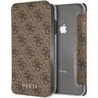 Guess Charms Book case калъф за iPhone XS Max - кафява