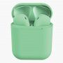 InPods 12 безжични bluetooth слушалки с калъф за зареждане за устройства на Apple - зелена