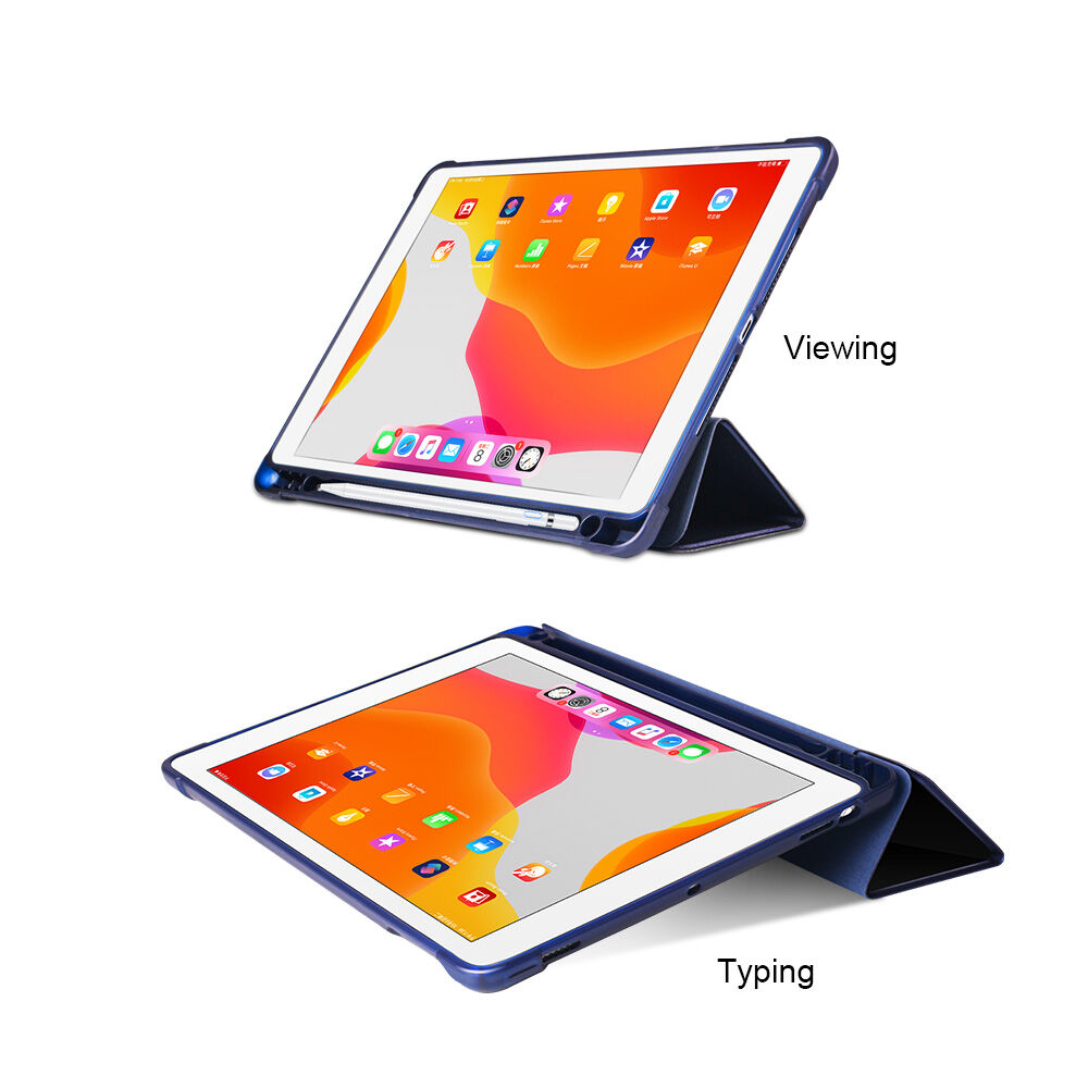 флип калъф с функция за сън / събуждане и място за Apple Pencil за iPad 10,2