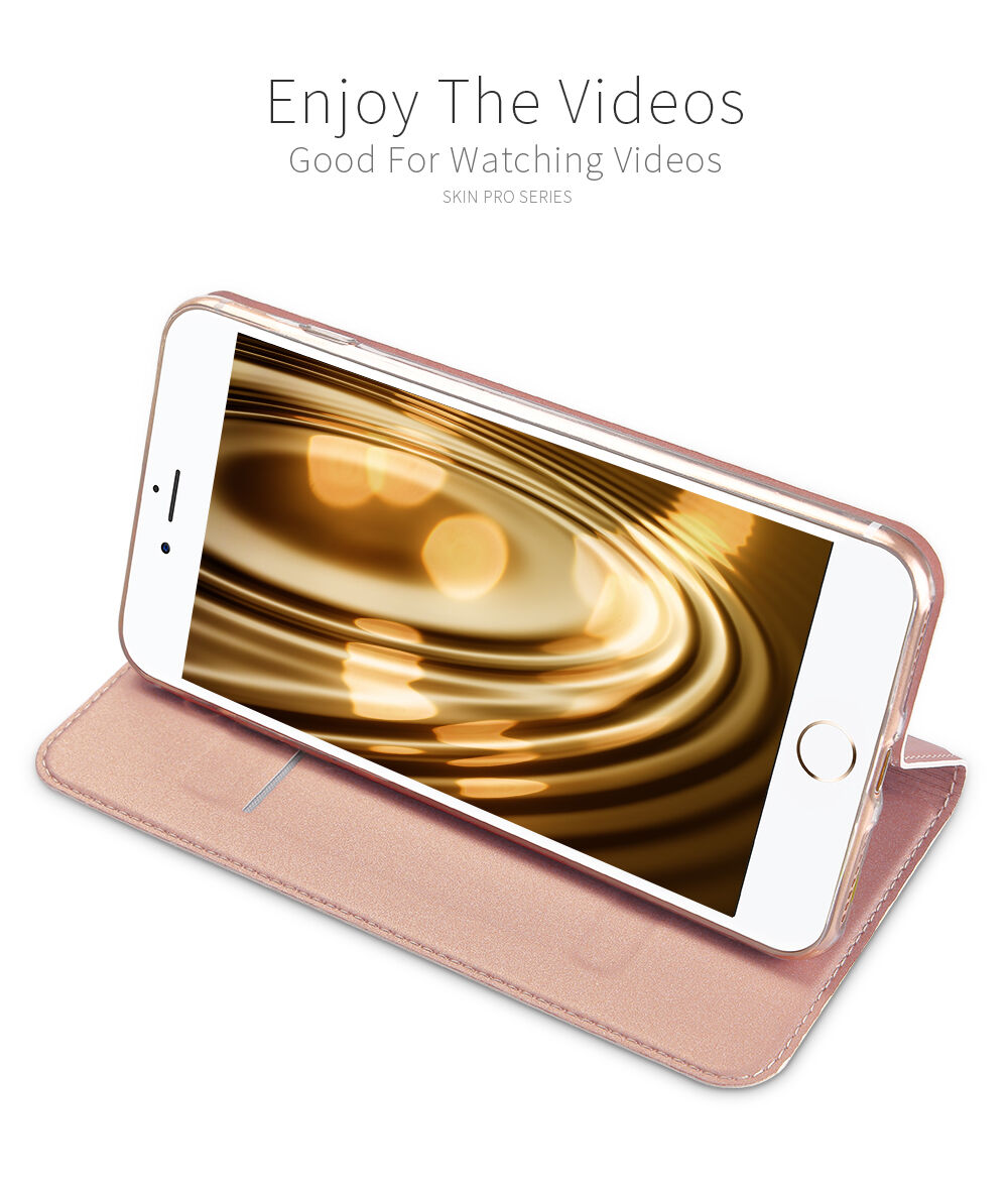 Dux Ducis флип калъф със стойка за iPhone 7 Plus / 8 Plus - тъмносив