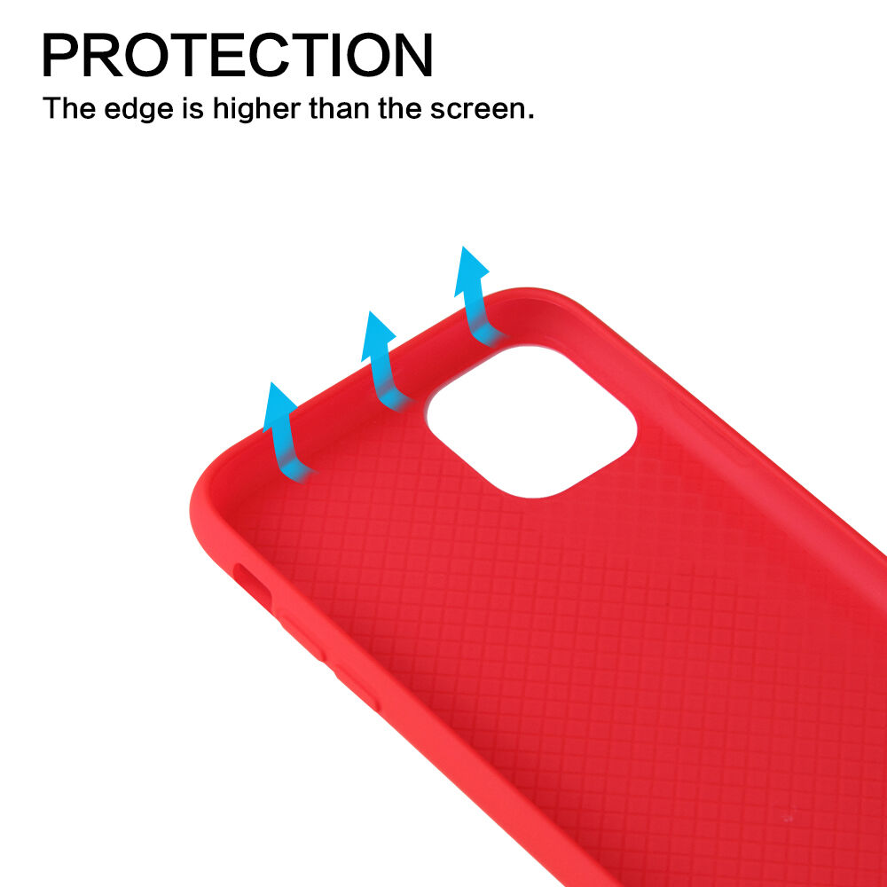 Howmark мек гумиран кейс за iPhone 11 Pro Max - розов