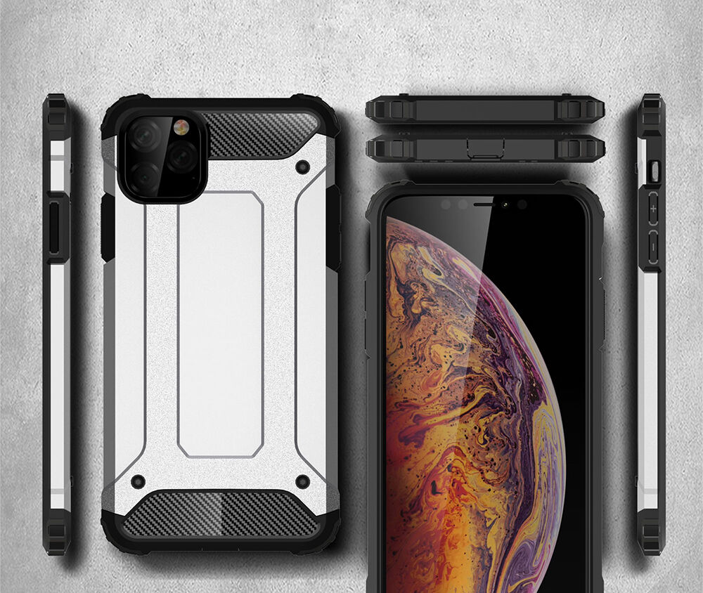 Устойчив Armor кейс за iPhone 11 Pro Max - червен Устойчив Armor кейс за iPhone 11 Pro Max - червен
