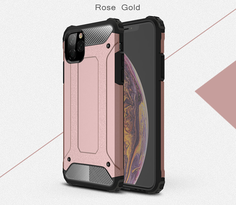 Устойчив Armor кейс за iPhone 11 Pro Max - тъмносин