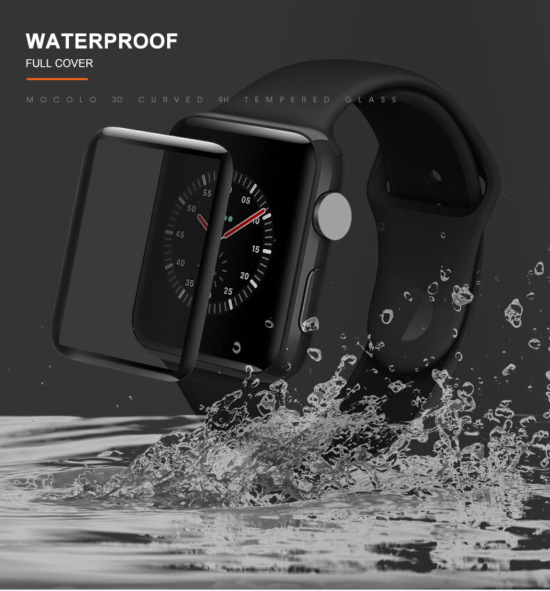 Mocolo закалено 3D стъкло с меки ръбове за Apple Watch 40mm
