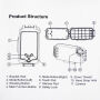 HAWEEL-водонепропускваем калъф до дълбочина 40м за iPhone 8 Plus/ 7 Plus- черен
