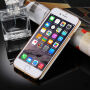 Калъф за iPhone 6 / 6S с 360° защита и лъскави ръбове - предпазва предната и задната страна - златен