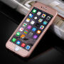 Пластмасов кейс за iPhone 6 Plus / 6S Plus s 360° защита – предпазва предната и задната страна – златно-розов (Rose Gold)