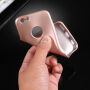 Пластмасов кейс за iPhone 6 Plus / 6S Plus s 360° защита – предпазва предната и задната страна – златно-розов (Rose Gold)