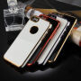 Калъф за iPhone 8 / 7 с 360° защита и лъскави ръбове - предпазва предната и задната страна - черен