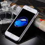 Калъф за iPhone 8 / 7 с 360° защита и лъскави ръбове - предпазва предната и задната страна - сив