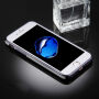 Калъф за iPhone 8 / 7 с 360° защита и лъскави ръбове - предпазва предната и задната страна - сив