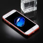 Калъф за iPhone 8 / 7 с 360° защита и лъскави ръбове - предпазва предната и задната страна - червен
