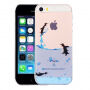 Гръб на iPhone 5 / 5S / SE (2016) -художествено изпълнение -пингвини