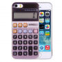 Гръб на iPhone 5 / 5S / SE (2016) - с фон на калкулатор - сиви
