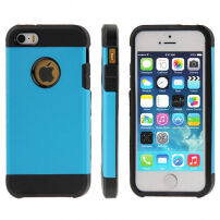 Изключително устойчив "Armor" кейс за iPhone 5 / 5S / SE (2016) - син