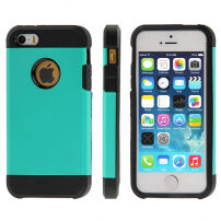 Изключително устойчив "Armor" кейс за iPhone 5 / 5S / SE (2016) - зелен
