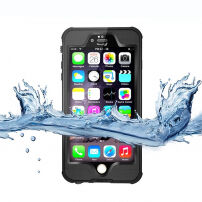 Водоустойчив и прахоустойчив IP68 калъф за iPhone 6 Plus / 6S Plus - черен