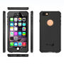 Водоустойчив и прахоустойчив IP68 калъф за iPhone 6 Plus / 6S Plus - черен