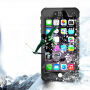 Водоустойчив и прахоустойчив IP68 калъф за iPhone 6 Plus / 6S Plus - черен
