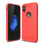 Устойчив кейс за iPhone X / XS - червен