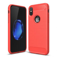 Устойчив кейс за iPhone X / XS - червен