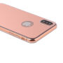 Огледален защитен калъф за iPhone XS / iPhone X – златно-розов
