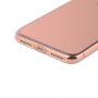 Огледален защитен калъф за iPhone XS / iPhone X – златно-розов