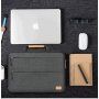 Мултифункционална чанта със стойка за MacBook 12" - черна