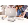 Bestand алуминиева стойка за MacBook - сребърна