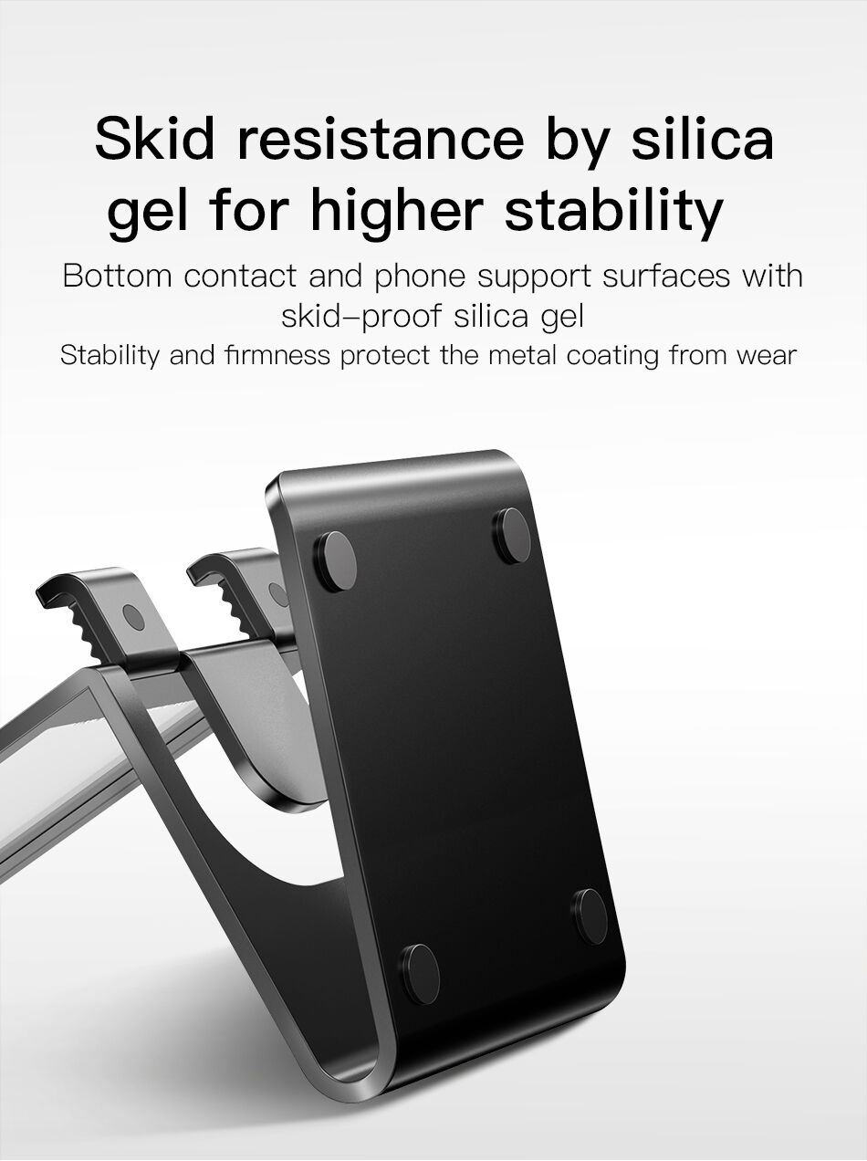 BASEUS елегантна стойка за iPhone - черна