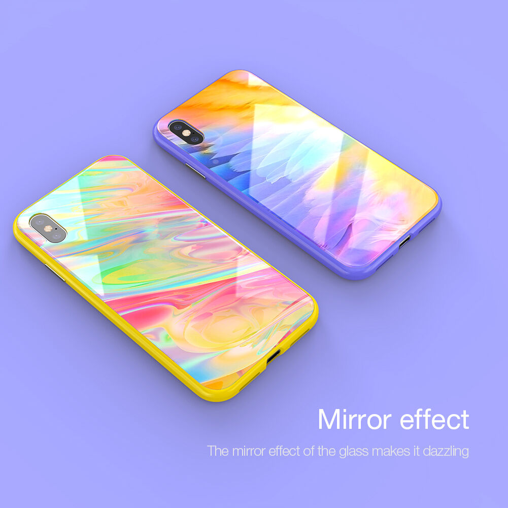 NILLKIN Ombre кейс за iPhone XS Max - лилава
