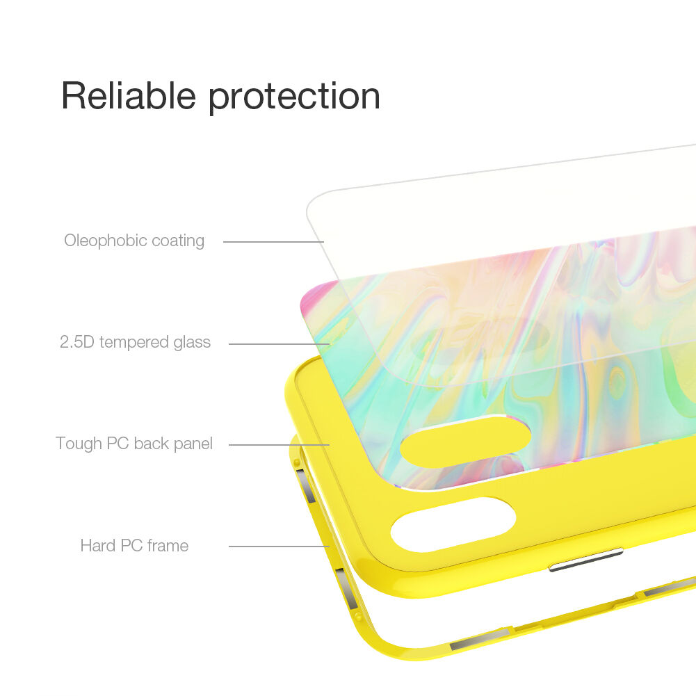 NILLKIN Ombre кейс за iPhone XS Max - лилава