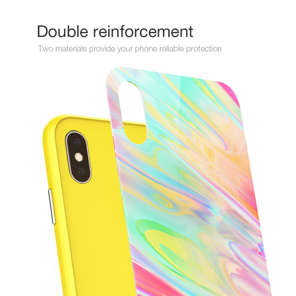 NILLKIN Ombre кейс за iPhone XS Max - лилава