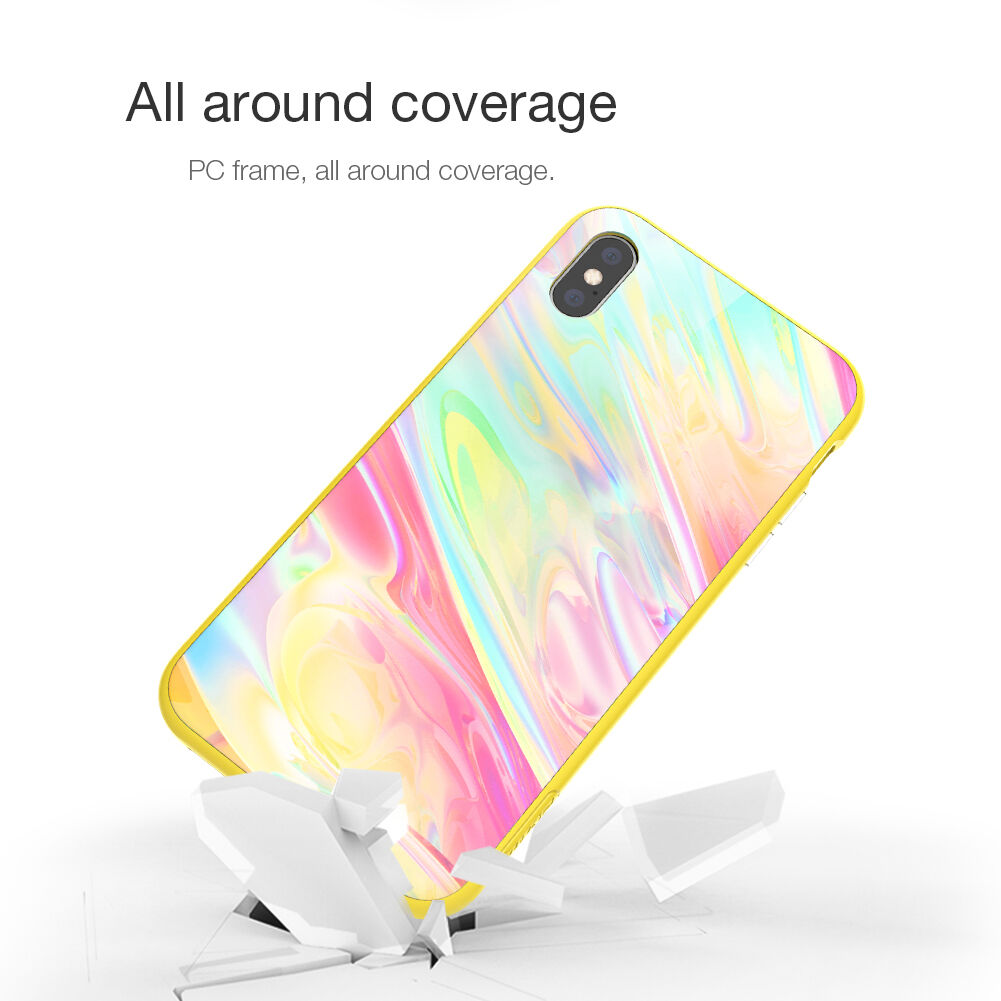 NILLKIN Ombre кейс за iPhone XS Max - лилава