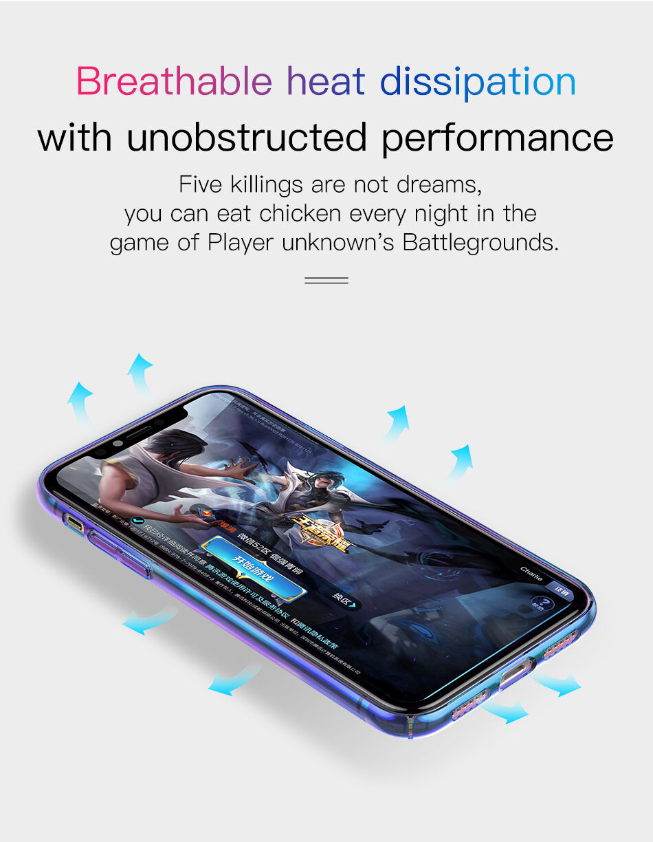 BASEUS Aurora калъф за iPhone XS - черна