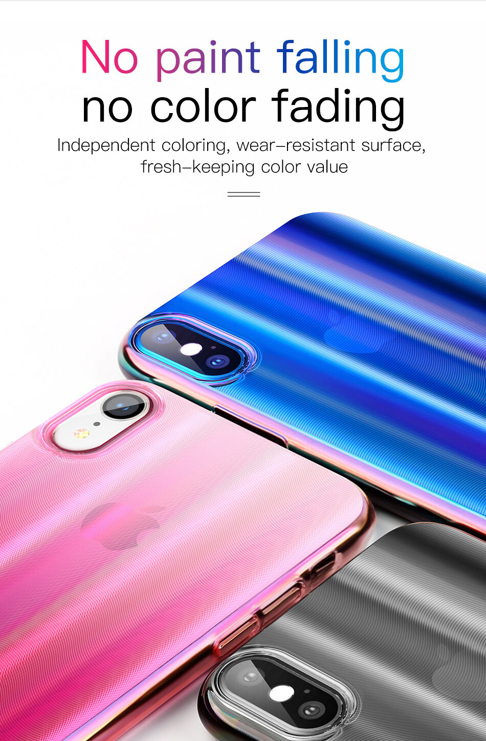 BASEUS Aurora калъф за iPhone XS - черна