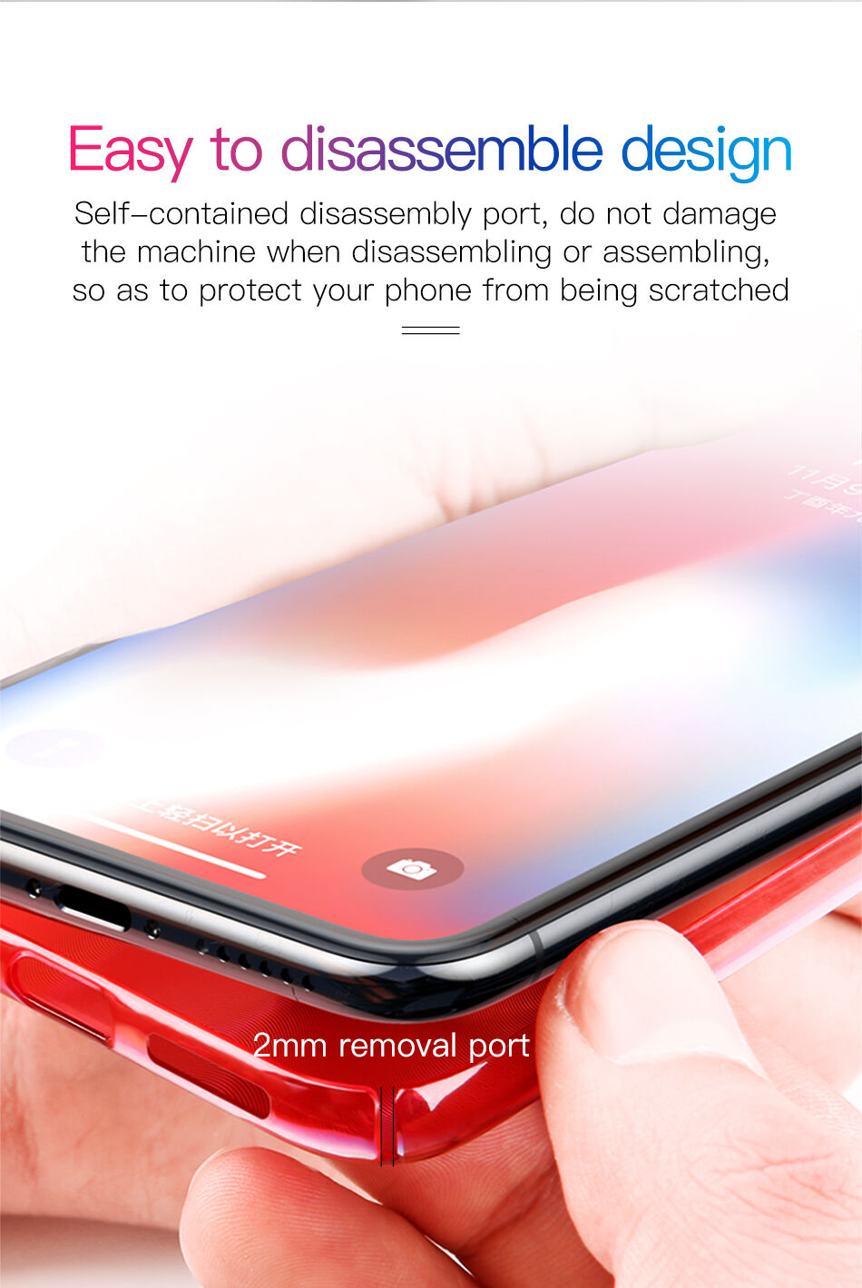 BASEUS Aurora калъф за iPhone XS - синя