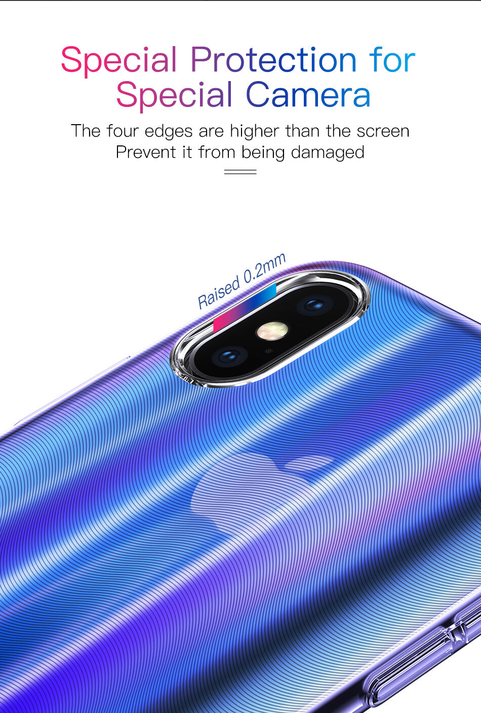 BASEUS Aurora калъф за iPhone XS - синя