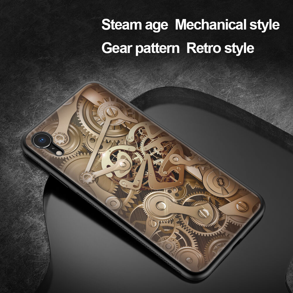 NILLKIN Gear кейс със стъклена задна страна за iPhone XR