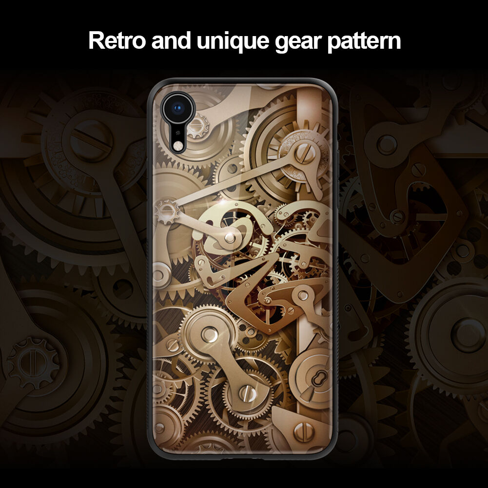 NILLKIN Gear кейс със стъклена задна страна за iPhone XR
