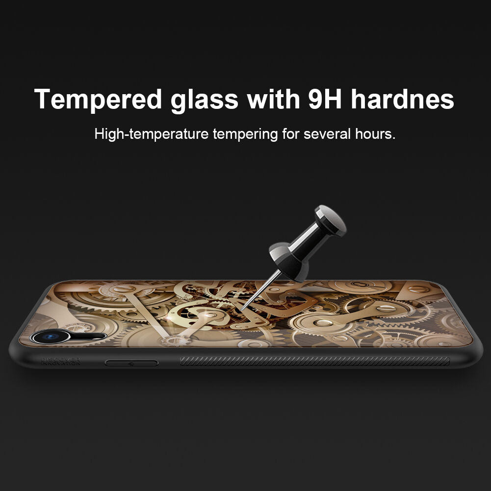 NILLKIN Gear кейс със стъклена задна страна за iPhone XR