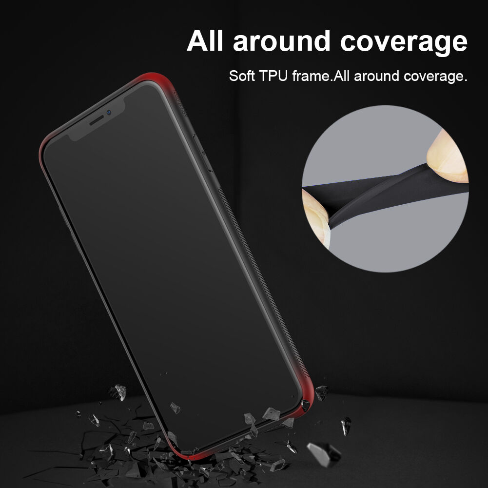 NILLKIN Gear кейс със стъклена задна страна за iPhone XR