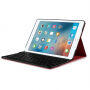 Безжична Bluetooth клавиатура и гръб за Apple iPad 9,7" (2017)-червена