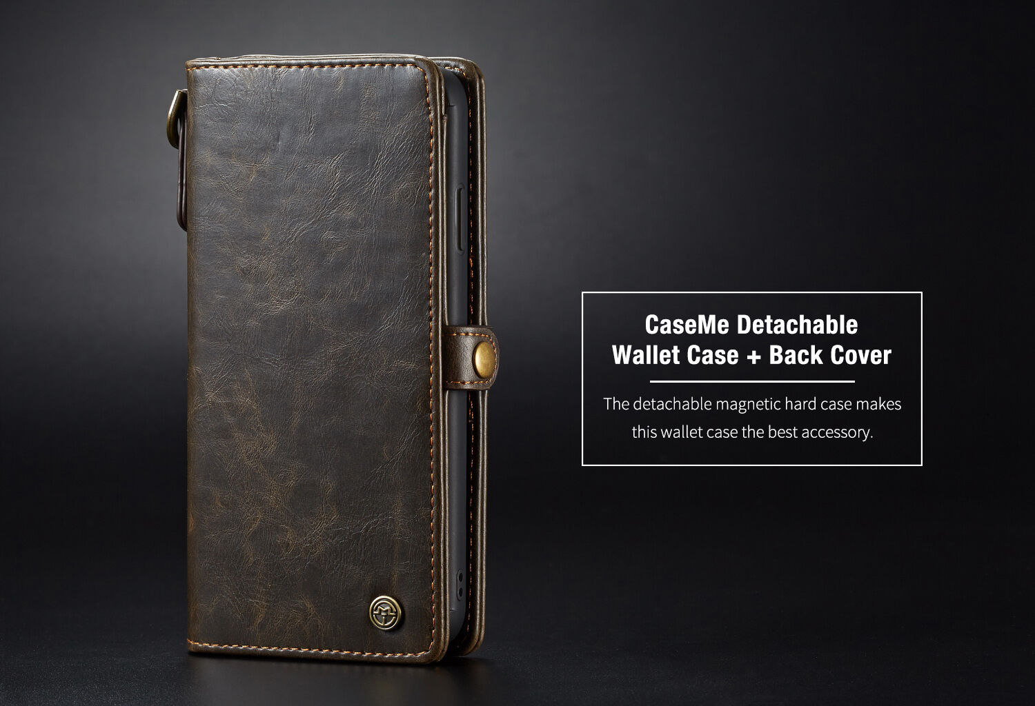 CASEME 2в1сваляем калъф за iPhone XS Max - червена