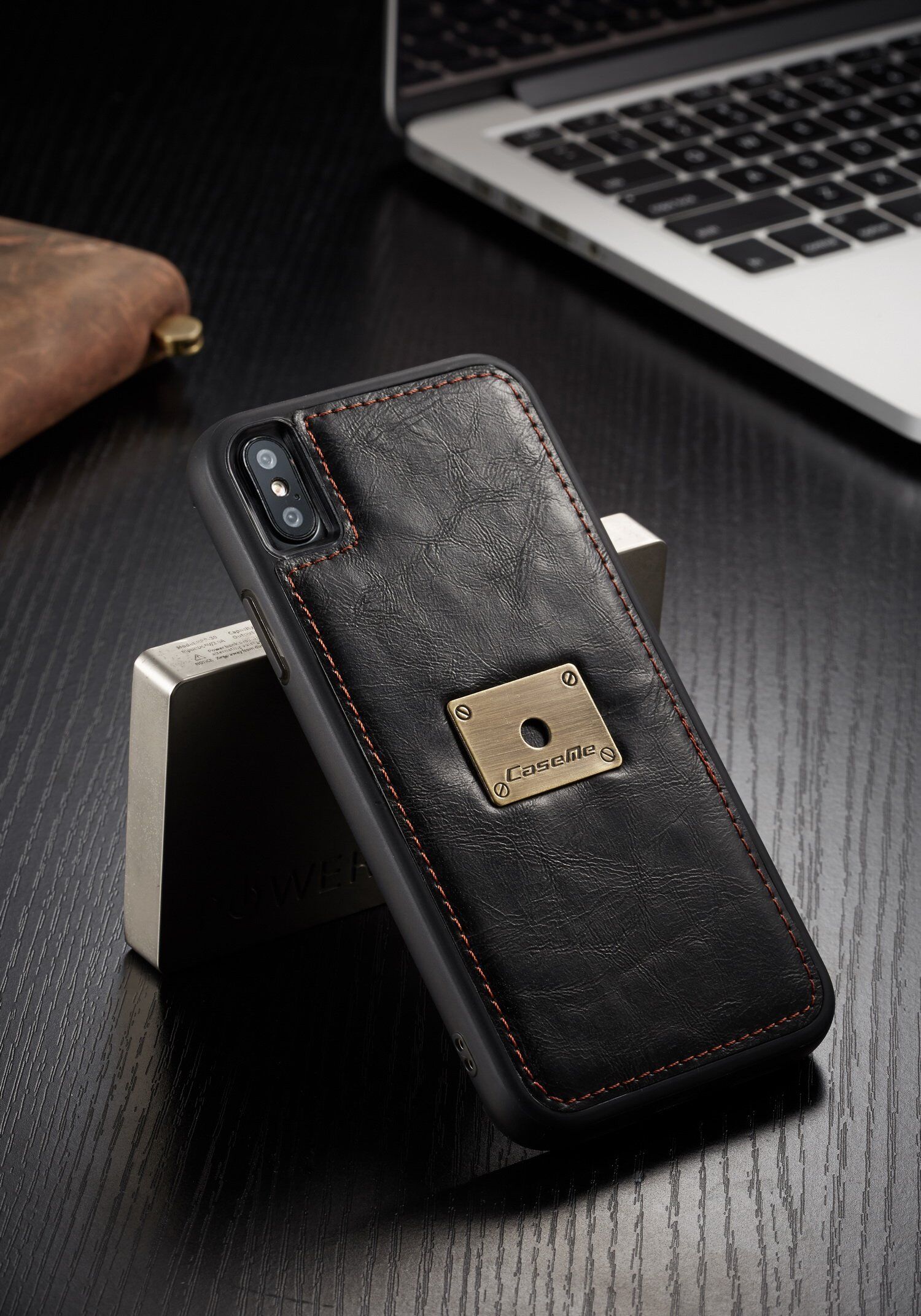 CASEME 2в1сваляем калъф за iPhone XS Max - червена