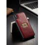 CASEME 2в1сваляем калъф за iPhone XS Max - червена